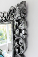 Barockspiegel Silber antik 120cm x 60cm, 120cm x 80cm, 150cm x 80cm