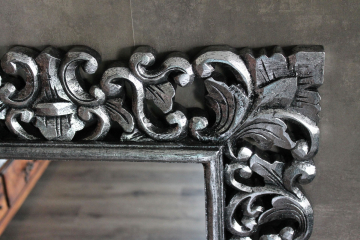 Barockspiegel Silber antik 120cm x 70cm, 120cm x 80cm
