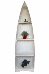 Bootsregal Massivholz handgefertigt  weiß erhältl. Höhen 95cm, 145cm, 195cm