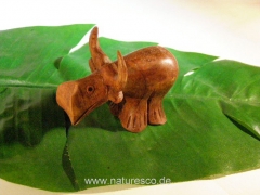 Holzfigur Wasserbüffel "Paul" 7cm